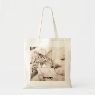 most adorable little cat tote bag