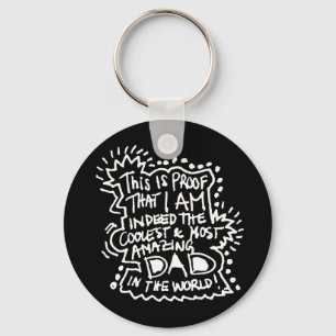 Most Amazing Dad 2 Key Ring