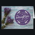 Most Amazing Daughter-in-law on Planet Earth<br><div class="desc">Wish your Daughter-in-law a happy birthday with this unique card, featuring the message, "Most Amazing Daughter-in-law on Planet Earth. Happy Birthday!" Design is accented with floral ornaments and appears on lavender floral and wood texture background. Inside includes this message but can be customised to fit your own needs:You are truly...</div>