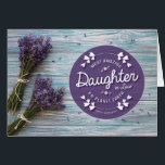 Most Amazing Daughter-in-law on Planet Earth<br><div class="desc">Wish your Daughter-in-law a happy birthday with this unique card, featuring the message, "Most Amazing Daughter-in-law on Planet Earth. Happy Birthday!" Design is accented with floral ornaments and appears on lavender floral and wood texture background. Inside includes this message but can be customised to fit your own needs:You are truly...</div>