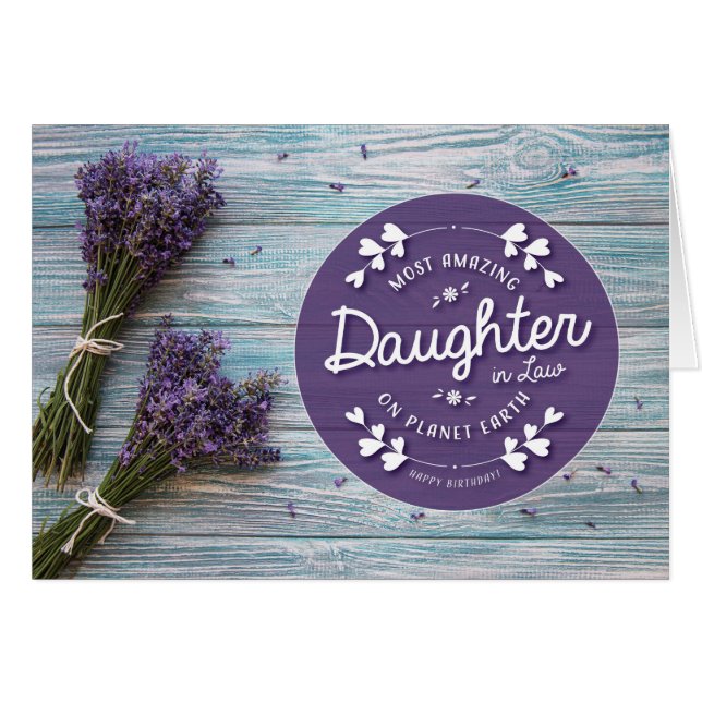 Most Amazing Daughter-in-law on Planet Earth (Front Horizontal)