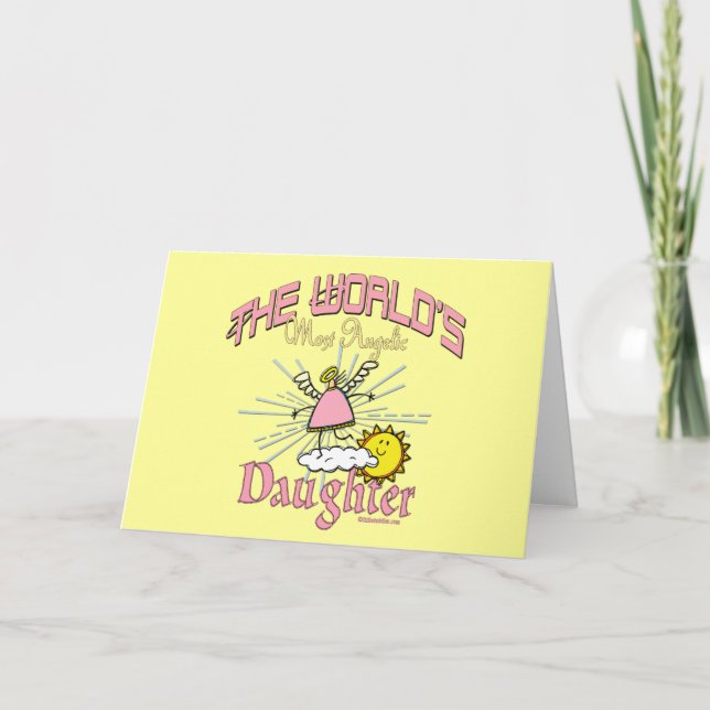 Most Angelic Daughter Card (Front)