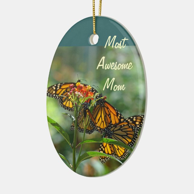 Most Awesome Mum ornaments Monarch Butterfly (Left)