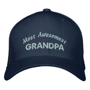 Most Awesomest Grandpa Embroidered Hat