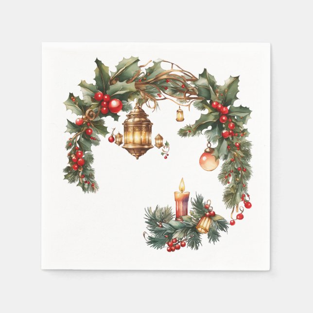 Most beautiful night in a year napkin (Front)