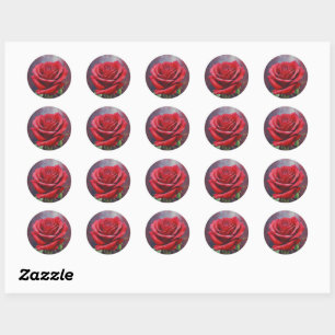 MOST BEAUTIFUL RED ROSE Sticker
