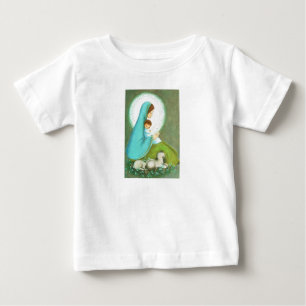Most Beautiful Vintage Mid Century Madonna & Child Baby T-Shirt
