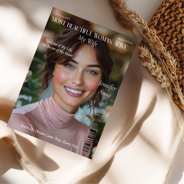 Most Beautiful Woman Alive Wife girlfriend  Holiday Card (Most Beautiful Woman Alive Wife girlfriend Holiday Card)