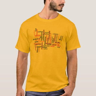 Most Common Elements (Word Cloud Chemistry) T-Shirt