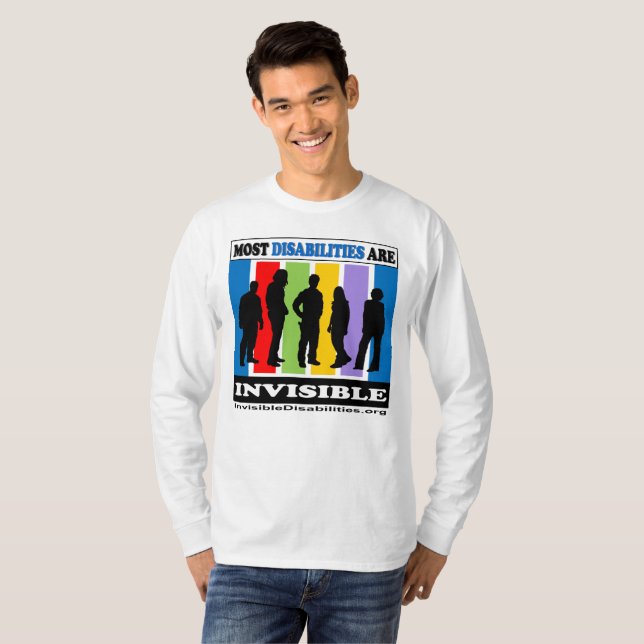 Most Disabilities Are Invisible - Men's LS Shirt (Front Full)