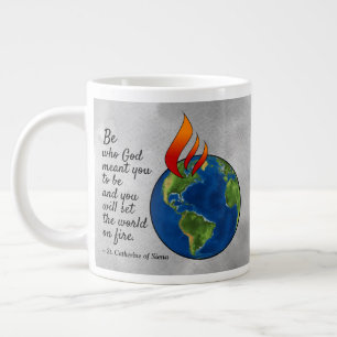 Most Famous St. Catherine of Siena Quote Large Coffee Mug
