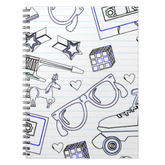 Most Fun Eighties Doodle Time Art Epic Notebook