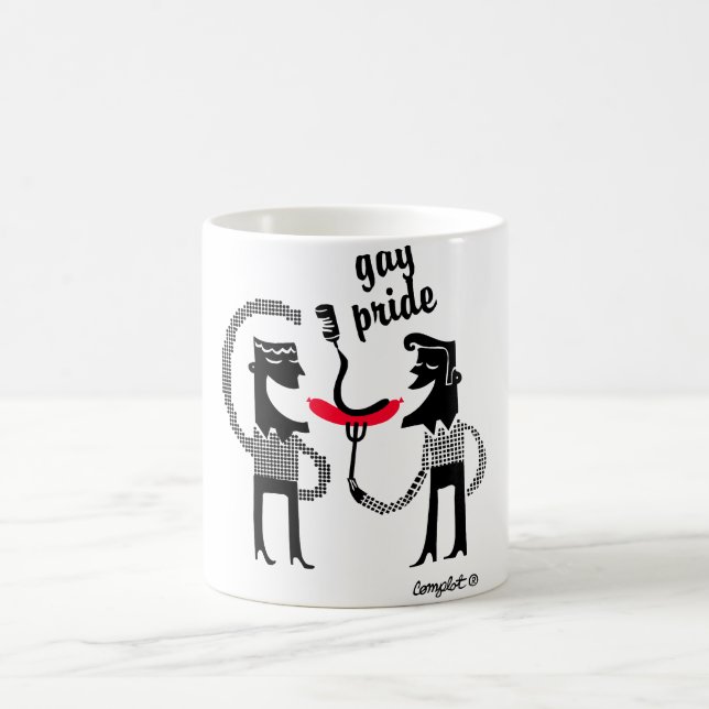 Most gay pride coffee mug (Center)