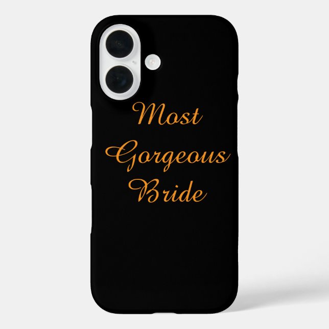 Most Gorgeous Bride iPhone cases (Back)