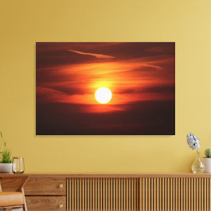 Most Gorgeous Sunset Ever Canvas Print