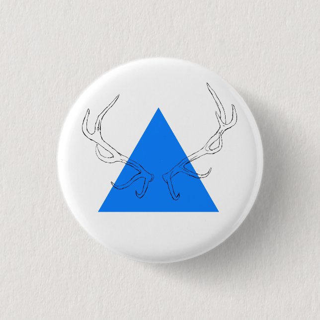 most hipster 3 cm round badge (Front)