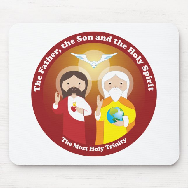 Most Holy Trinity Mouse Mat (Front)
