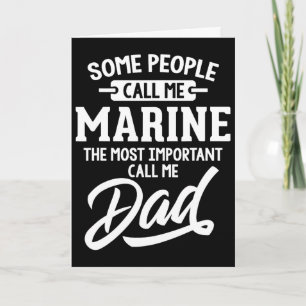 Most Important Marine Dad Fathers Day Gift Card