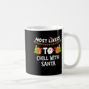 Most Likely Christmas Family Matching Funny Capyba Coffee Mug