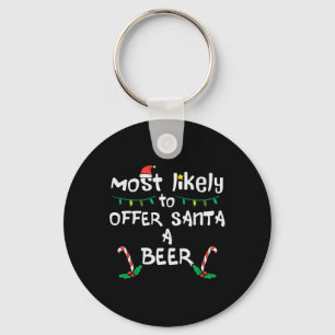 Most Likely Offer Santa Christmas Xmas Family Matc Key Ring