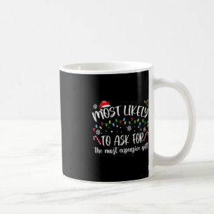 Most Likely To Ask For The Most Expensive Gift Chr Coffee Mug