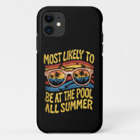 Most Likely To Be At The Pool All Summer Groovy