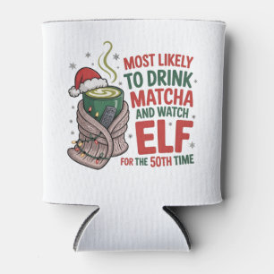 Most Likely to Be on Santa’s Nice List Christmas Can Cooler
