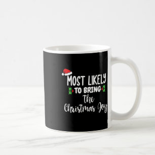Most Likely To Bring The Christmas Joy Family Chri Coffee Mug
