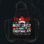 Most Likely To Bring The Christmas Joy Matching  Apron<br><div class="desc">Most Likely To Bring The Christmas Joy Matching Family</div>