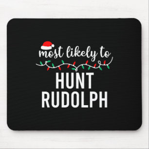 Most Likely To Christmas  Matching Family Pyjamas  Mouse Mat