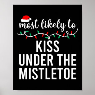 Most Likely To Christmas  Matching Family Pyjamas  Poster