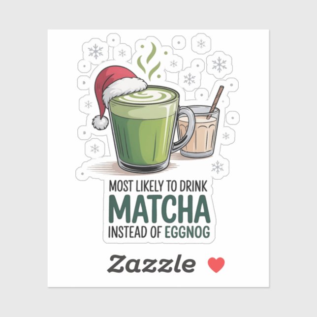 Most Likely to Drink Matcha Instead of Eggnog Xmas (Sheet)