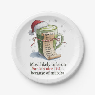 Most Likely to Drink Matcha While Everyone Else Ha Paper Plate