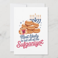 Most Likely to Eat All the Sufganiyot Hanukkah Jew