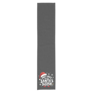 Most Likely to Fix Santa's Sleigh Handyman Xmas Short Table Runner