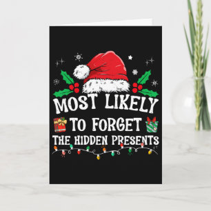 Most Likely To Forget The Hidden Presents Family C Card