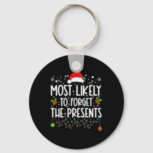 Most Likely To Forget The Hidden Presents Family C Key Ring