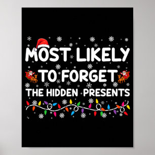 Most Likely To Forget The Hidden Xmas Baby Poster