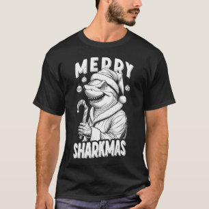 Most Likely To Go Fishing With Santa Christmas T-Shirt