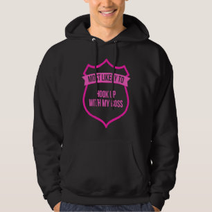 Most likely to Hook up with my Boss Bachelorette Hoodie