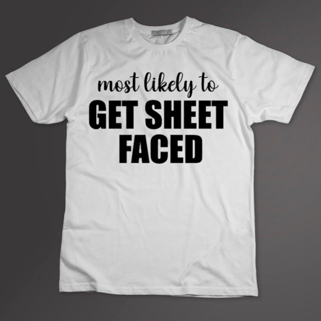 Most Likely To Keep Sheet Faced Funny Halloween T-Shirt (Creator Uploaded)