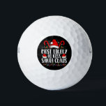 Most Likely To Kiss Santa Claus Christmas Family  Golf Balls<br><div class="desc">Most Likely To Kiss Santa Claus Christmas Family Funny Xmas</div>