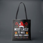 Most Likely To Miss Xmas While Gaming Christmas  Tote Bag<br><div class="desc">Most Likely To Miss Xmas While Gaming Christmas Matching</div>