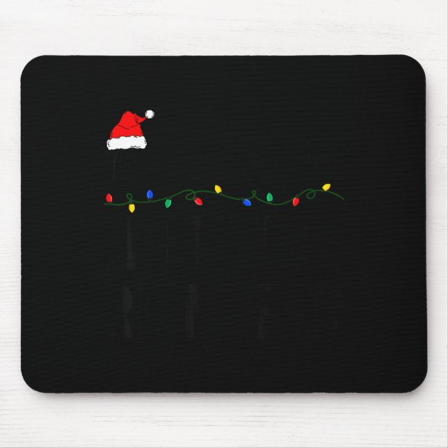 Most Likely To Pet The Reindeer Matching Family Gr Mouse Mat (Front)