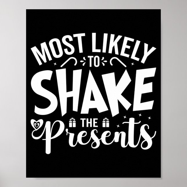 Most Likely To Shake The  Poster (Front)