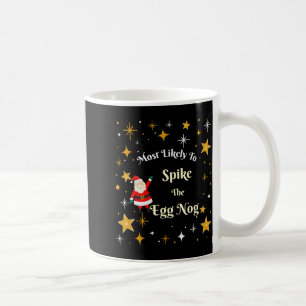 Most Likely To Ske The Egg Nog  Coffee Mug