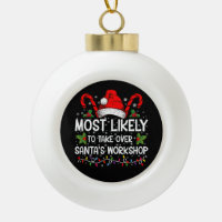 Most Likely To Take Over Santa's Workshop Xmas