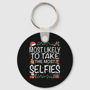Most Likely To Take The Most Selfies Family Christ Key Ring
