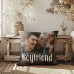 Most Loved BOYFRIEND' Cute Photo Gift  Cushion<br><div class="desc">This adorable, personalised photo pillow is a charming way to remind your boyfriend how much you love him. Just upload a picture, customise the text, and choose a unique colour scheme. It's the ideal gift for Christmas or birthdays—or any day you want to let him know how much he means...</div>