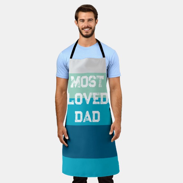 Most loved dad  apron (Worn)